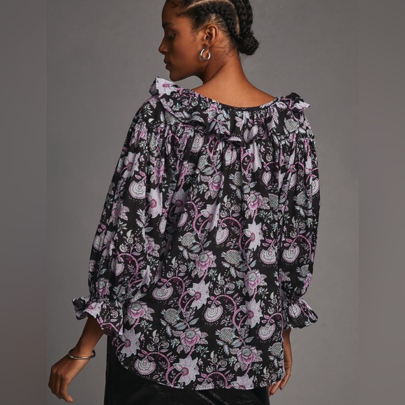 New Mille Resort and Travel May top with Anthropologie - Picture 2 of 8